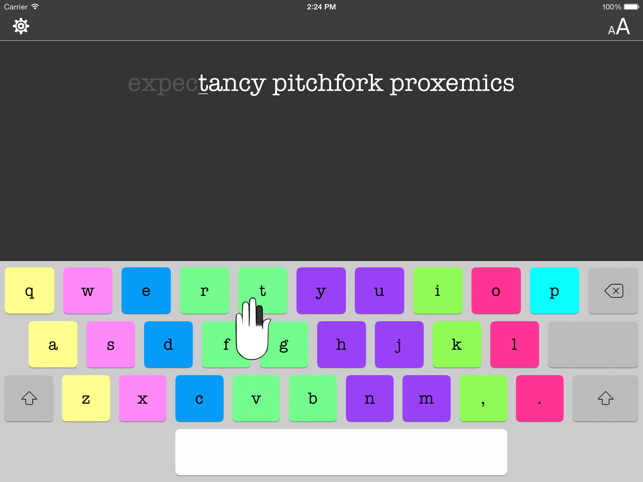 ‎Typing Tutor for iPad Screenshot