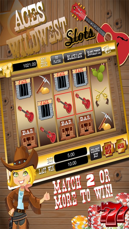 Aces Wild West Slots Casino - Win Big Mega Jackpot Slot Machine & Las Vegas Bonus Game