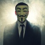 Anonymous Mask - Cool Guy Fawkes aka Anonymous Mask