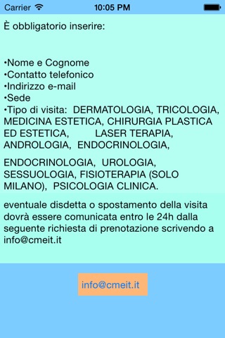 CMEIT - Centro Medico Eudermico Italiano screenshot 2