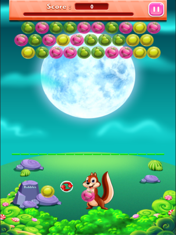 Squirrel Pop Bubble Shooter Fruit Saga : Match 3 Hd Free Game iPad screenshot