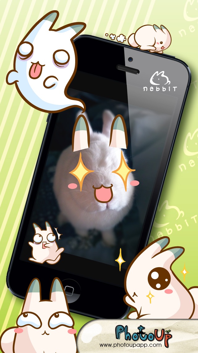 How to cancel & delete Nabbit Cam by PhotoUp - Cute  Rabbit Bunny Cat Stamps Photo Frame Filter Decoration App from iphone & ipad 3