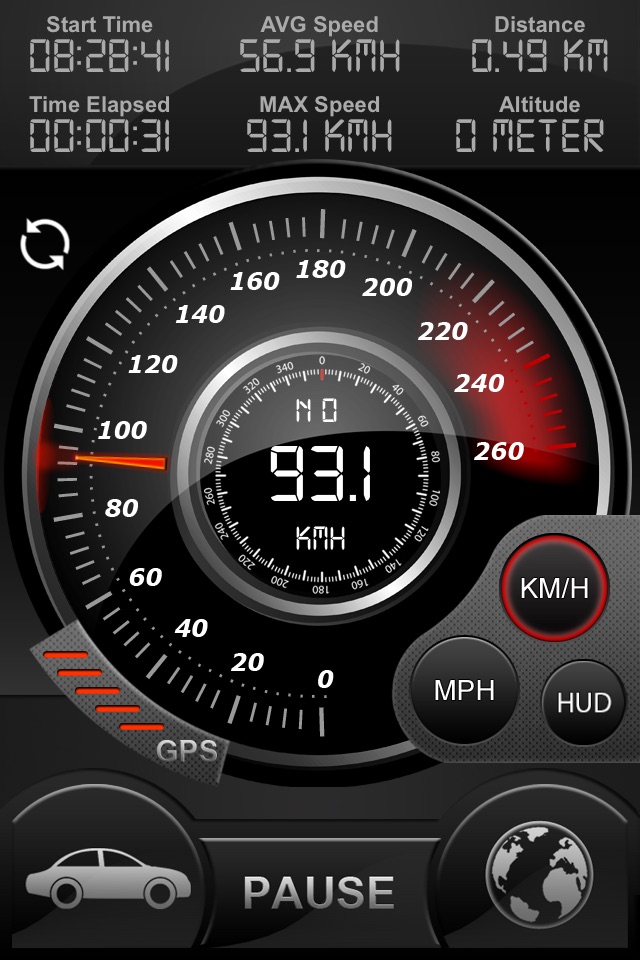 Speedo GPS Speed Tracker, Car Speedometer, Cycle Computer, Trip Computer, Route Tracking, HUD screenshot 2