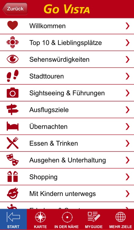Go Vista Reise-App