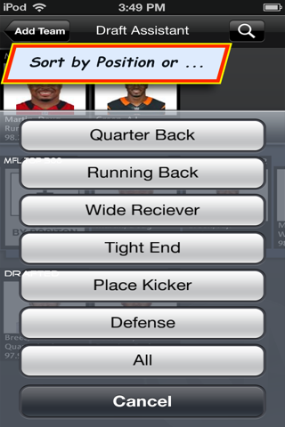 Fantasy Football Draft Assistant Free screenshot 4