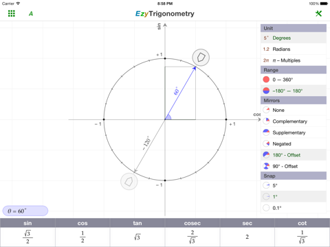 Screenshot #4 pour Ezy Trigonometry