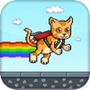 A Kitty Jetpack - The Impossible Hard Rainbow Cat Orange Nyan Racer