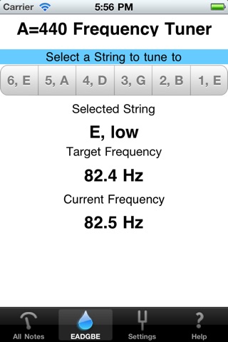 Optima Guitar Tuner screenshot 2