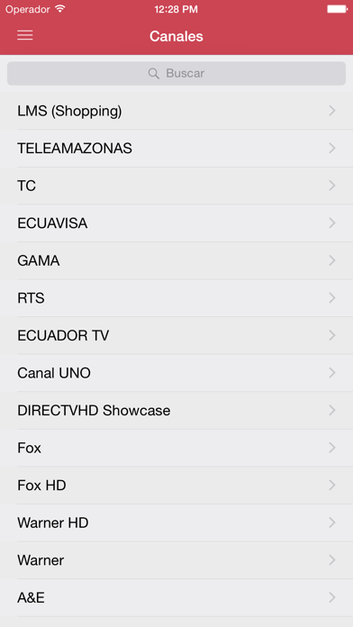 Screenshot #1 pour Televisión Ecuatoriana Guía