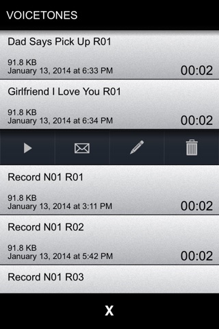 Voicetones - Record your friends voices into ringtones and assign to their phone number screenshot 4