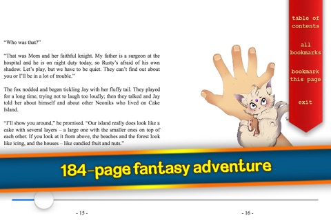 Magical World of Neoniks - Middle grade magic fantasy tale reading and enchanted interactive encyclopedia in English and Russian screenshot 4