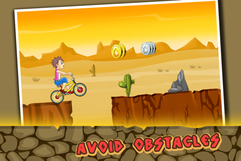 Radical BMX Quest Free - Desert Bike Adventure screenshot 4