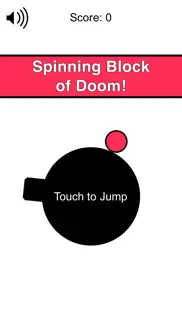 super red dot jumper - make the bouncing ball jump, drop and then dodge the block iphone screenshot 1