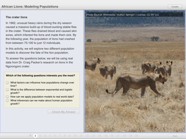 SmartGraphs - African Lions: Modeling Po