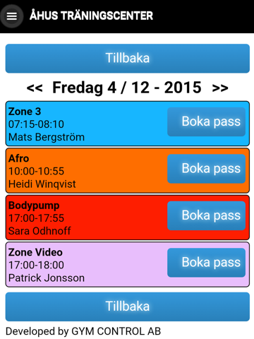 Screenshot #5 pour Åhus Träningscenter