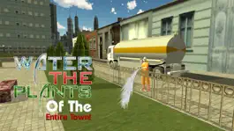 Game screenshot 3D Water Truck Simulator - Road cleaning, plantation and watering simulation game mod apk