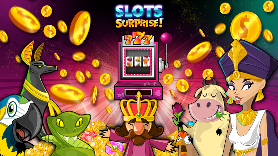 Slots Surprise - 5 reel, FREE casino fun, big lottery bonus game with daily wheel spins - 1.0.8 - (iOS)