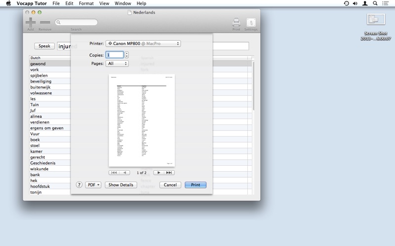 Screenshot #3 pour Vocapp Tutor