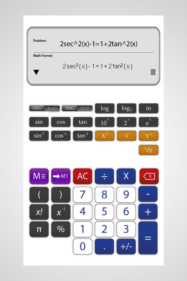 Scientific Calculator math -  آلة حاسبة رياضيات علم الجبر هندسة رياضية  دالة جذر تربيعية screenshot 2