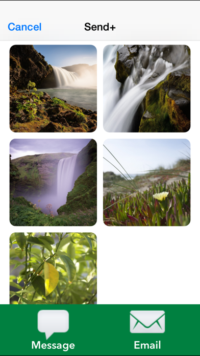 Screenshot #2 pour Send Plus - Save your data plan, send photos (email, text, Facebook, Twitter), track your data usage - compress your photos before sending and save money.