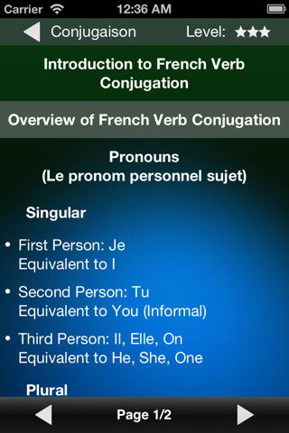 French Conjugation screenshot 3