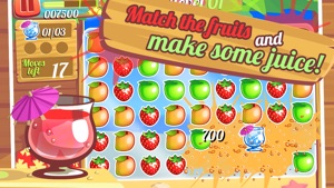 Juice Paradise - Tap, Match and Pop the Fruit Cubes in the Beach screenshot #1 for iPhone