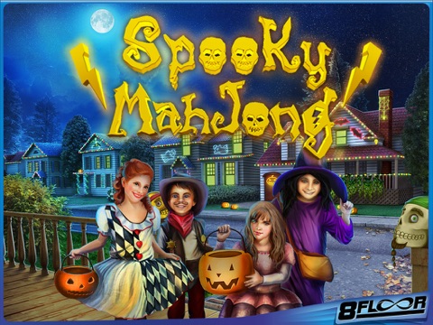 Screenshot #4 pour Halloween Spooky Mahjong Free