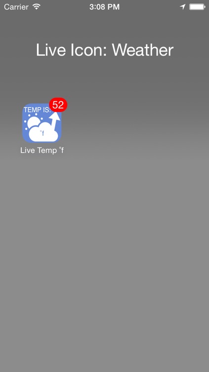 Live Icon: Weather (fahrenheit)
