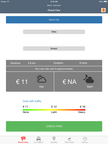 Screenshot #4 pour TaxoFare - Germany