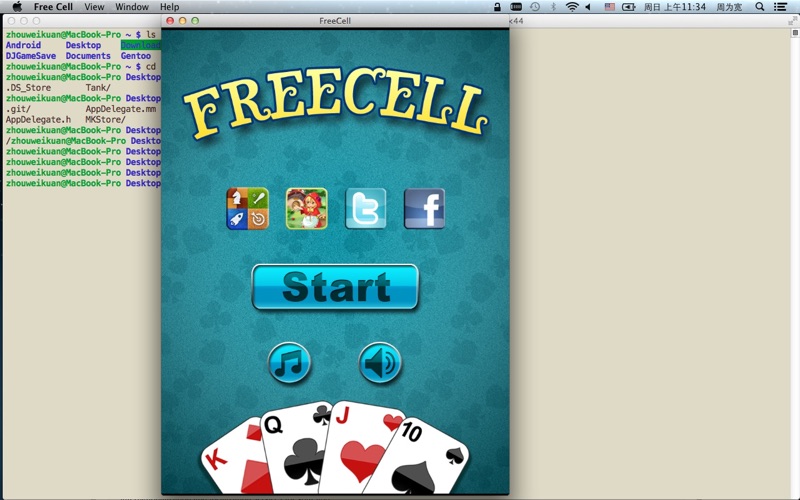 Screenshot #1 for FreeCell CronlyGames