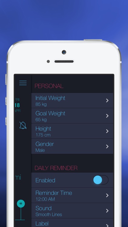 iCan! - Free Daily Weight Tracker and BMI Monitor