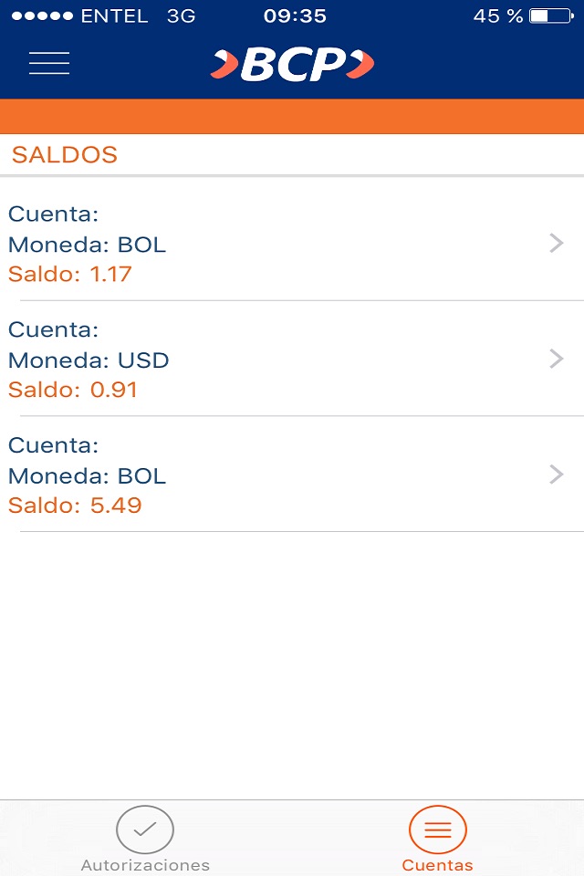 BCP Bolivia - Credinet screenshot 4