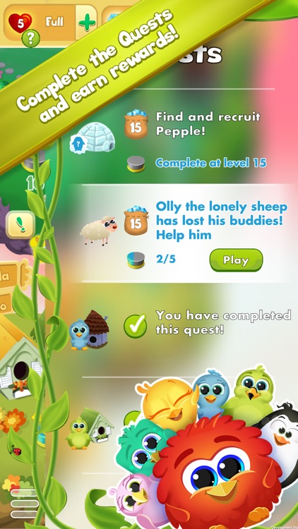 Bird Quest - Match 3 Puzzle Adventure