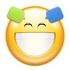 Icon Aqua Emoji Keyboard – make emoticon smiley face in cute bubbles