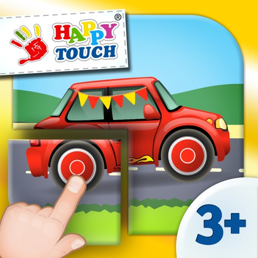 Cars Puzzle Mega Pack - Kids App by Happy-Touch® Free Icon