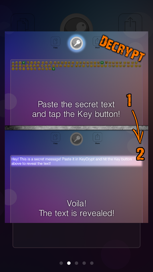#5. Key Crypt - Text in secret! (iOS) Podle: Zariba Ltd.
