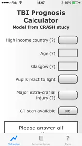 TBI Prognosis screenshot #1 for iPhone