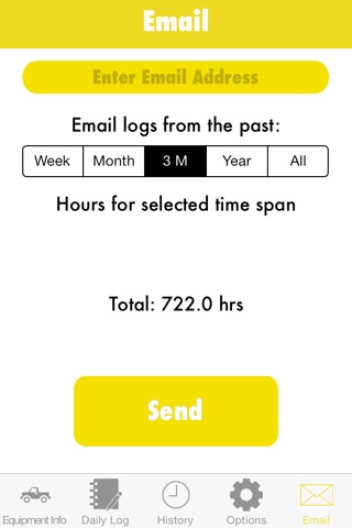 Equipment Hour Log screenshot 4