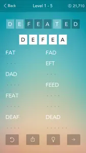 Word Mix - addictive word game. Gather anagrams from long words screenshot #3 for iPhone