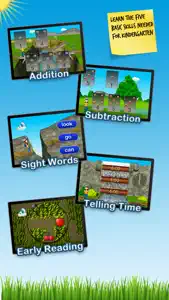 Timmy's Kindergarten Adventure - Fun Math, Sight Words and Educational Games for Kids screenshot #1 for iPhone