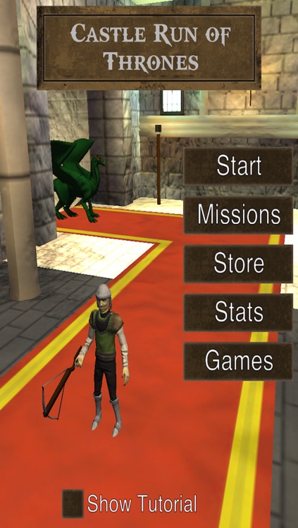 Castle Run of Thrones Dragon Adventure 3D
