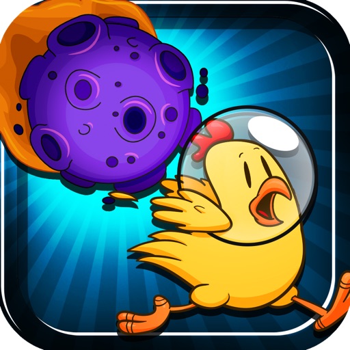 Space Chickens vs. Meteor Shower Outer Space Battle iOS App