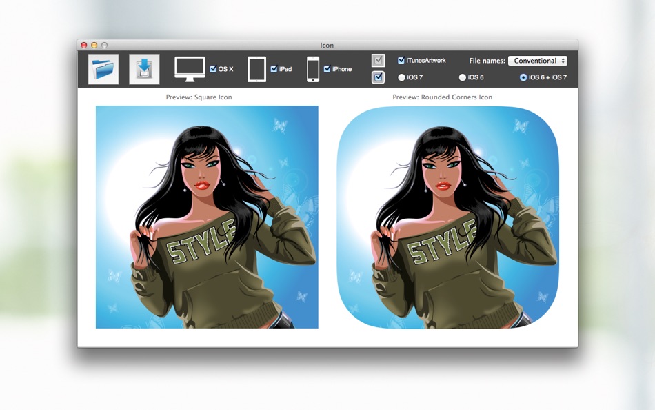 #1. Icon (macOS) 由: Vitalij Schaefer