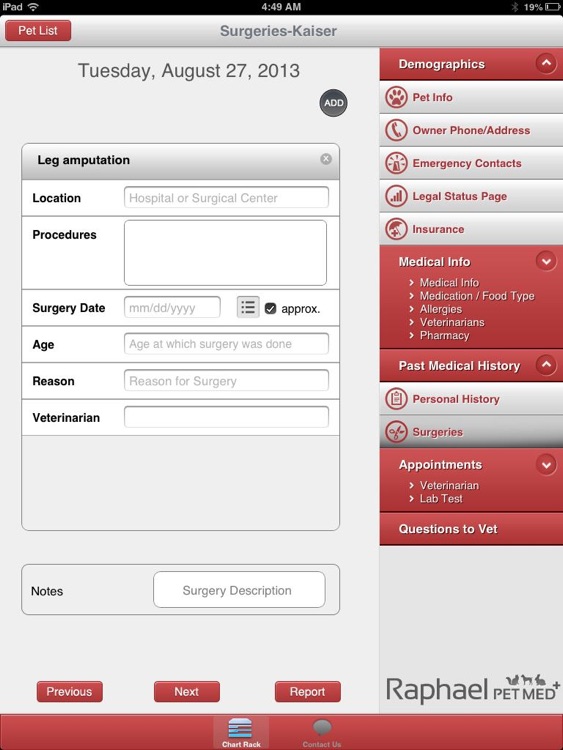 Raphael PetMed – Track Veterinary Medical Files For Your Pets screenshot-3