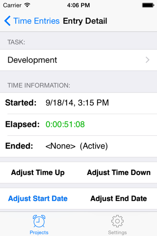 Easy TimeSheet Lite screenshot 3