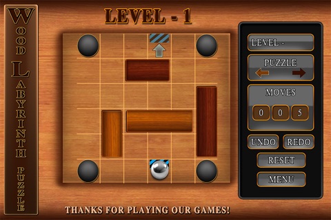 Wood Labyrinth Infinity Puzzle : The Silver Ball Traffic Maze Game - Free Edition screenshot 2