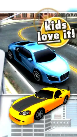 Game screenshot Traffic racers 3D jigsaw puzzles for toddlers, kids and teenagers with muscle cars, street rod and a classic car puzzle apk