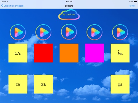 Lucy aime lire et écrire : Dictées, Syllabes, Mots screenshot 2