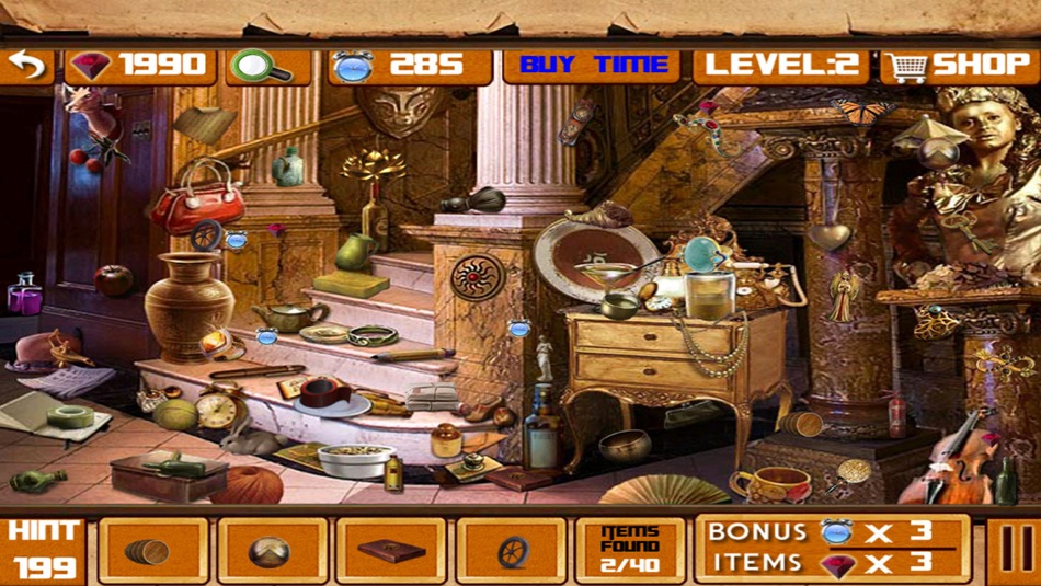 #2. Hidden Objects-Game (iOS) Podle: rinku patel