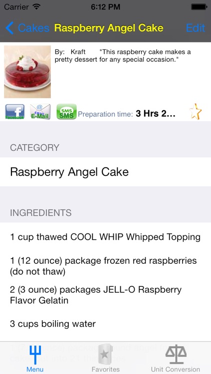 Desserts.
